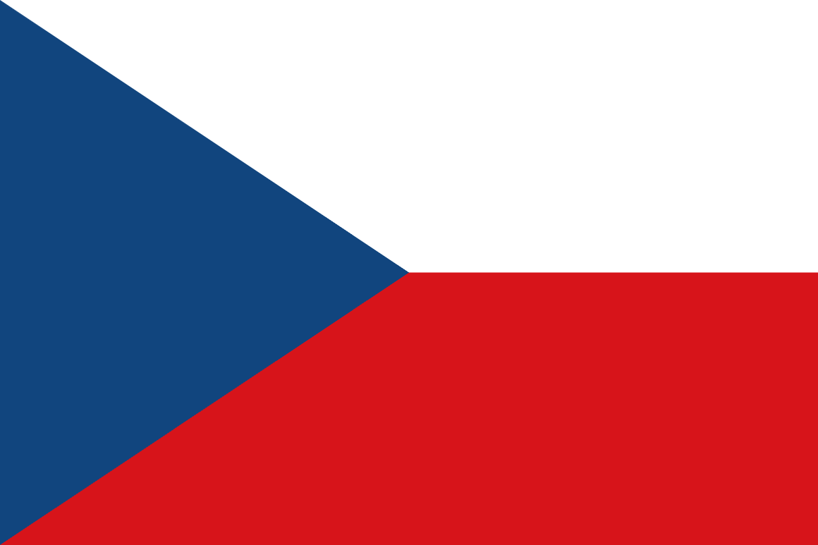 Česká vlajka - prepni jazyk na češtinu