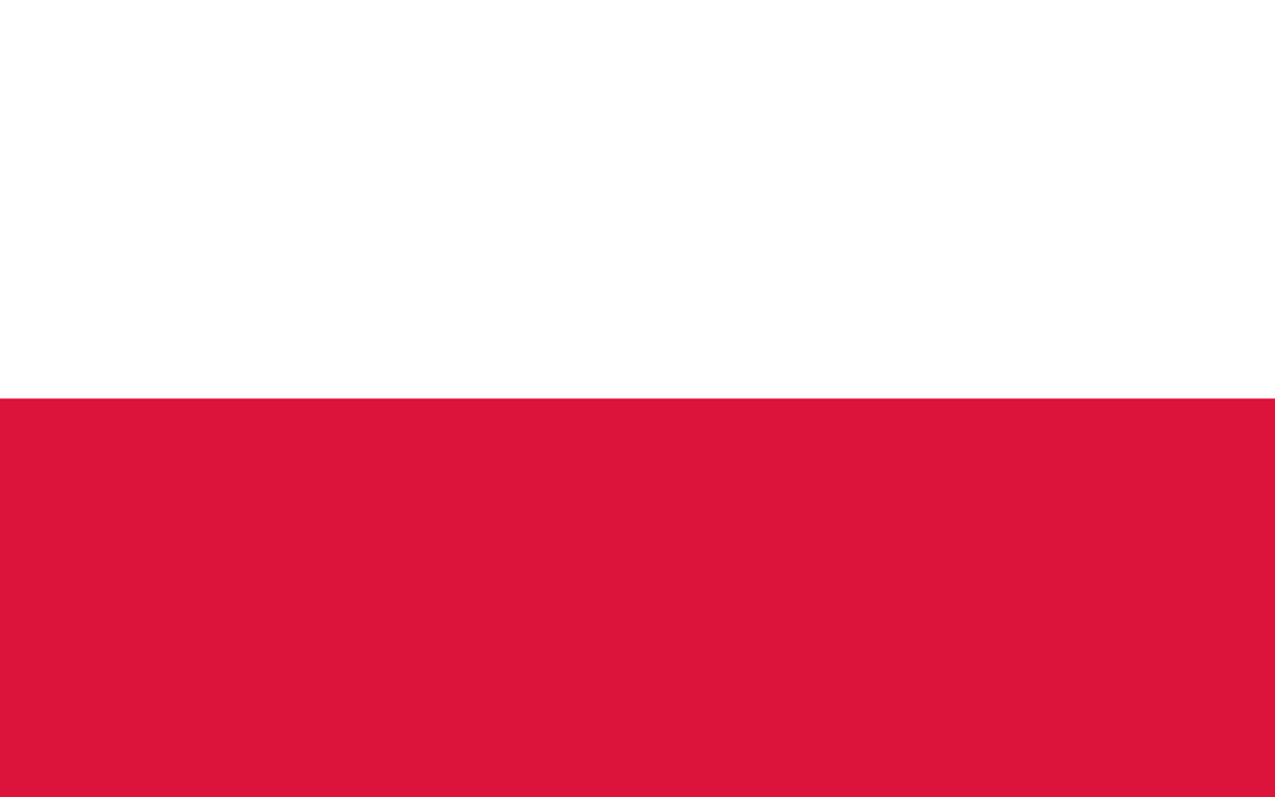 Poľská vlajka - prepni jazyk na poľštinu
