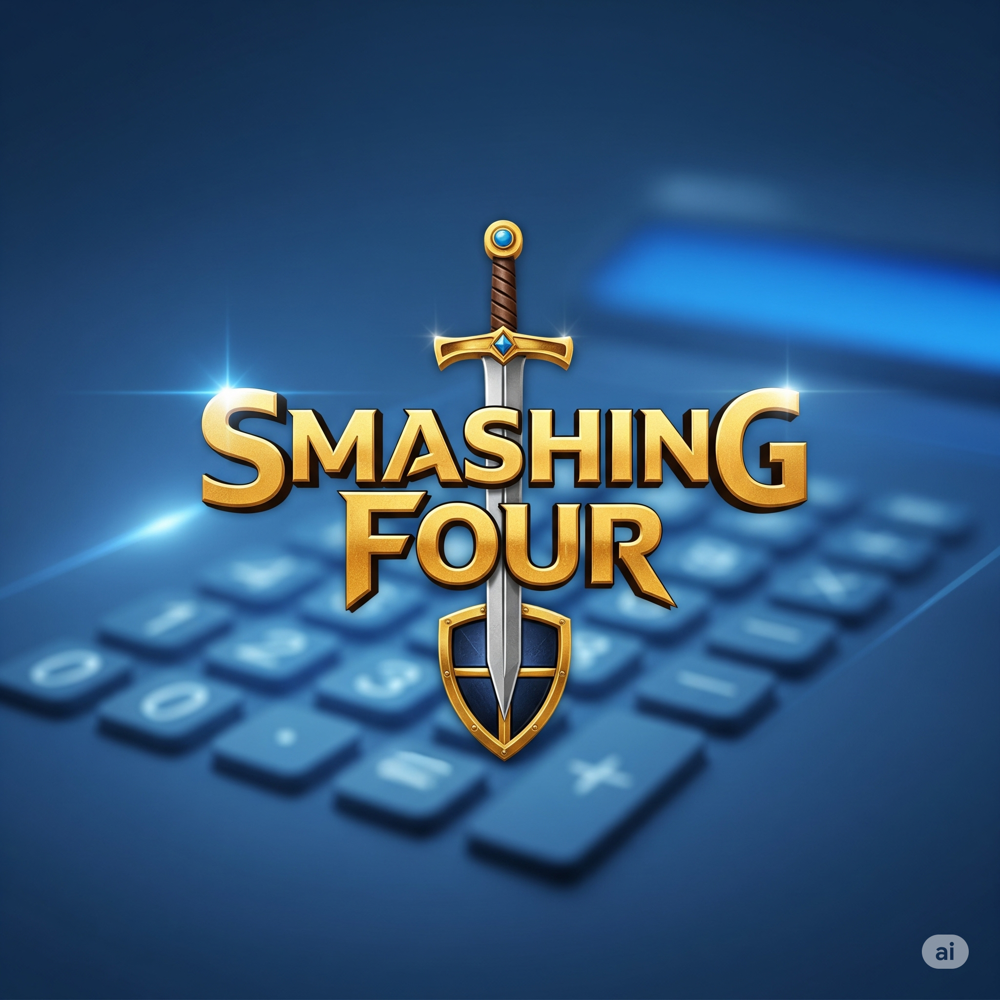 Smashing Four Logo - Kalkulačka kariet hrdinov